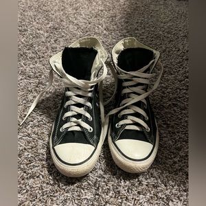 Women All Star Converse in Black